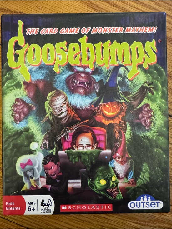 Scholastic Other - Goosebumps Monster Mayhem Card Game Scholastic Outset Factory Sealed Cards